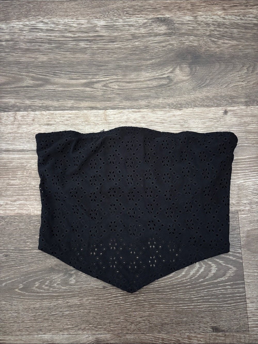 Urban Black  Strapless Bandeau Top